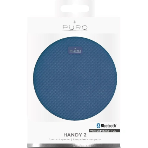 Wodoodporny głośnik zewnętrzny PURO External Handy 2 Speaker Bluetooth IPX7 (niebieski)