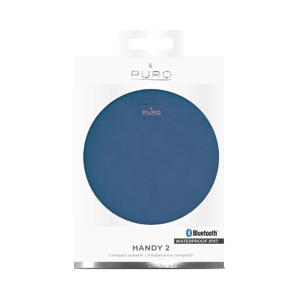 Wholesale PURO External Handy 2 Speaker Bluetooth IPX7 (blue) - PUR040BLU - {ean13} - Hurt