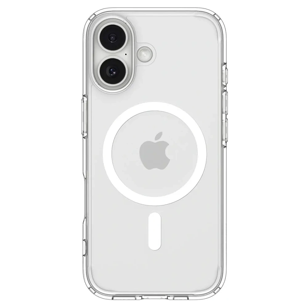 Etui Spigen Ultra Hybrid Mag MagSafe do Apple iPhone 17 Clear/white