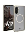 Etui z pierścieniem magnetycznym Bizon Case MatteO do Samsung Galaxy A17 5G przydymione-beżowe