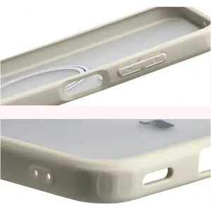 Etui z pierścieniem magnetycznym Bizon Case MatteO do Samsung Galaxy A17 5G przydymione-beżowe