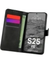 Etui z klapką Bizon Case Pocket do Samsung Galaxy S25 FE czarne