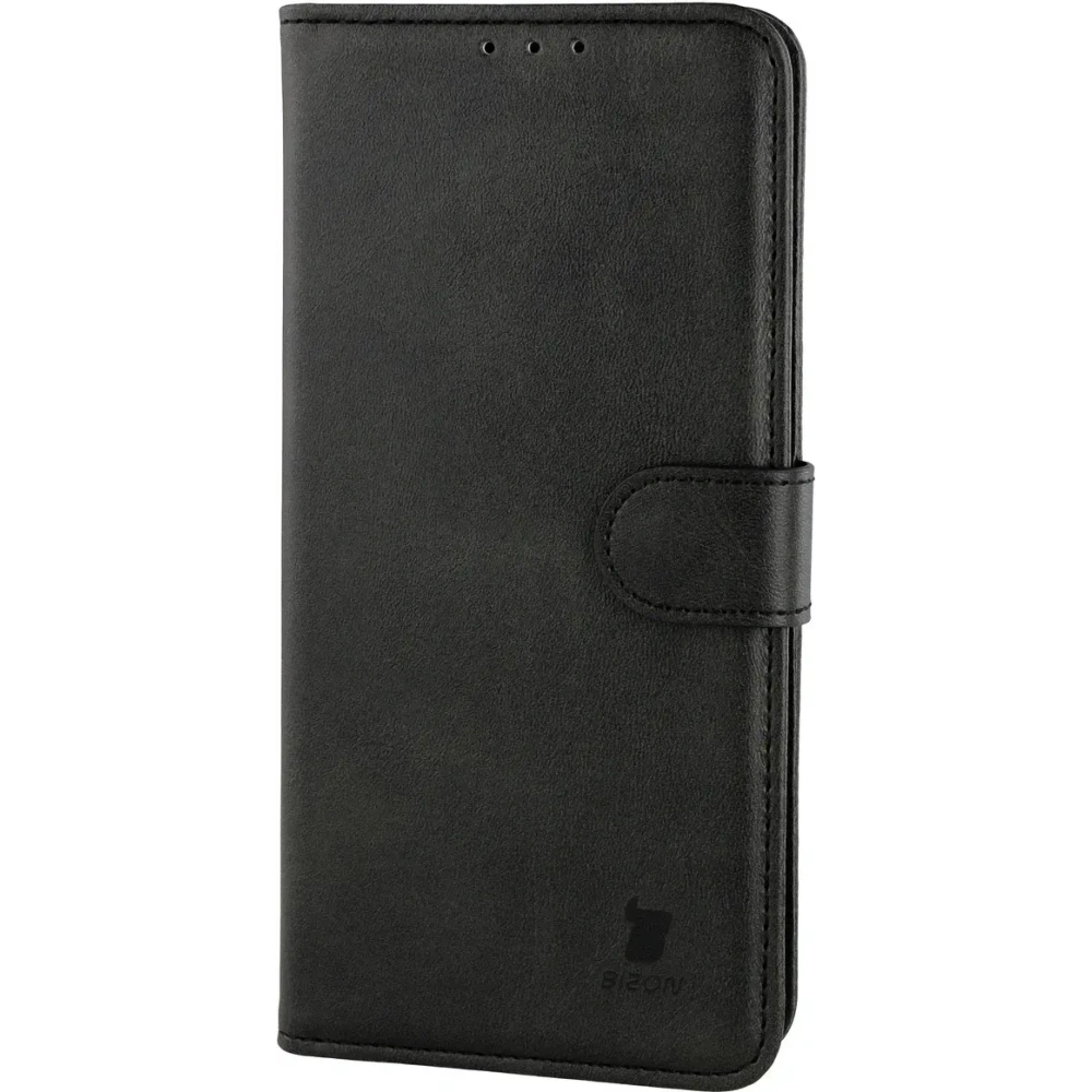 Etui z klapką Bizon Case Pocket do Samsung Galaxy S25 FE czarne