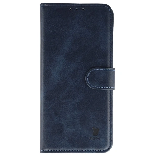 Etui z klapką Bizon Case Pocket do Samsung Galaxy S25 FE granatowe