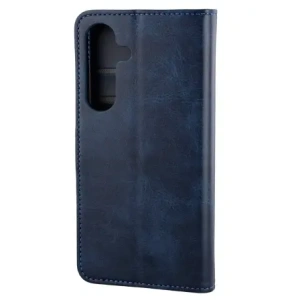 Etui z klapką Bizon Case Pocket do Samsung Galaxy S25 FE granatowe