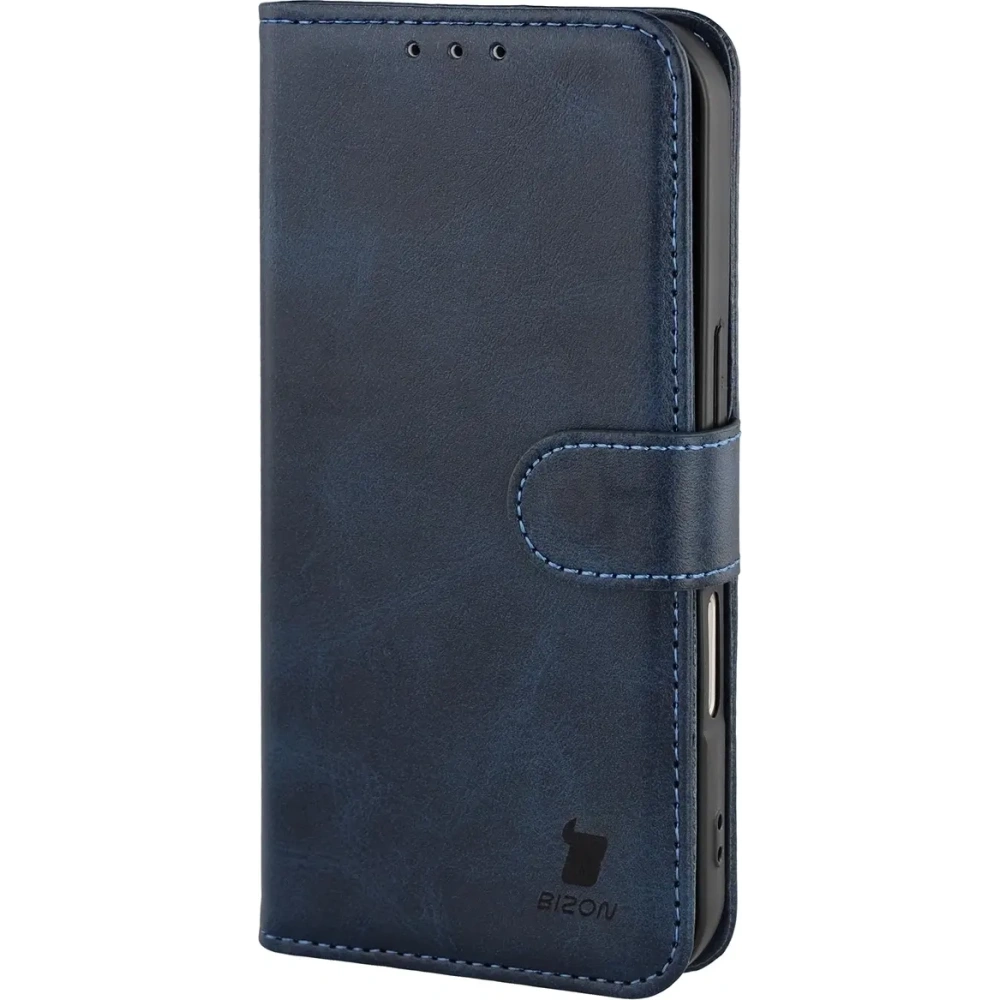 Etui z klapką Bizon Case Pocket do Apple iPhone 17 Pro granatowe