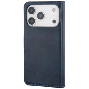 Etui z klapką Bizon Case Pocket do Apple iPhone 17 Pro granatowe