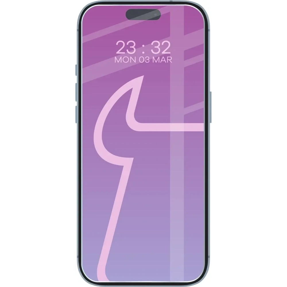 Elastyczne szkło hybrydowe Bizon Glass Mule do Apple iPhone 17 Air