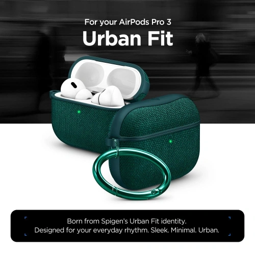 Etui Spigen Urban Fit do Apple AirPods Pro 3 Midnight Green