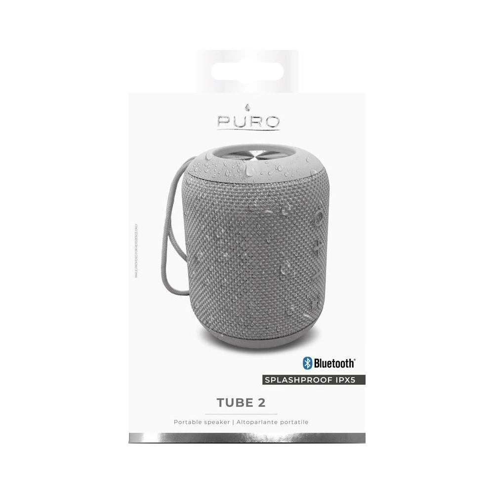 Wholesale PURO External Tube 2 Speaker Bluetooth IPX5 (gray) - PUR044GRY - {ean13} - Hurt