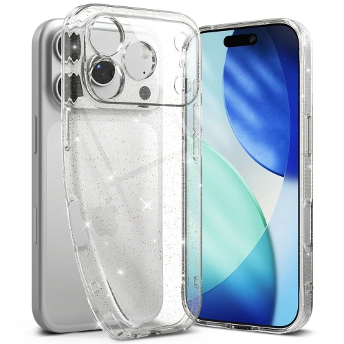 Etui Ringke Air do Apple iPhone 17 Pro Max Glitter Clear