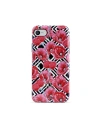 Etui PURO Glam Geo Flowers Apple iPhone SE 2022/SE 2020/8/7/6s (Červené máky)