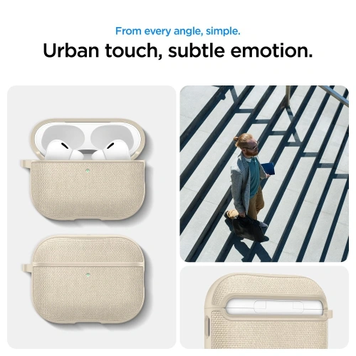 Etui Spigen Urban Fit do Apple AirPods Pro 3 Dune Beige