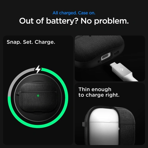 Etui Spigen Urban Fit do Apple AirPods Pro 3 Black