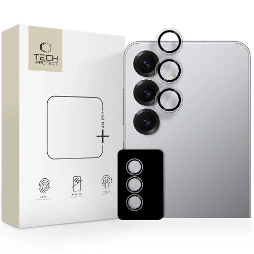 Osłona aparatu Tech-Protect Camring Fit+ do Samsung Galaxy S25 FE Clear