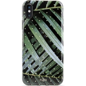 Hurtownia GSM - Etui PURO Glam Tropical Leaves Apple iPhone XS Max (Brilliant Leaves) - PUR048BRILEA - {ean13} - Hurt