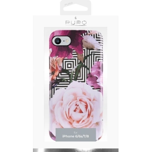 Hurtownia GSM - Etui PURO Glam Geo Flowers Apple iPhone SE 2022/SE 2020/8/7/6s (Pink Peonies) - PUR047PNK - {ean13} - Hurt