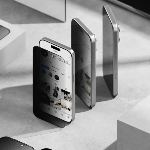 Szkło prywatyzujące Ringke Easy Slide do Apple iPhone 17 Pro Privacy [2 PACK]