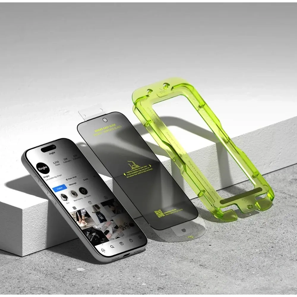 Szkło prywatyzujące Ringke Easy Slide do Apple iPhone 17 Pro Privacy [2 PACK]