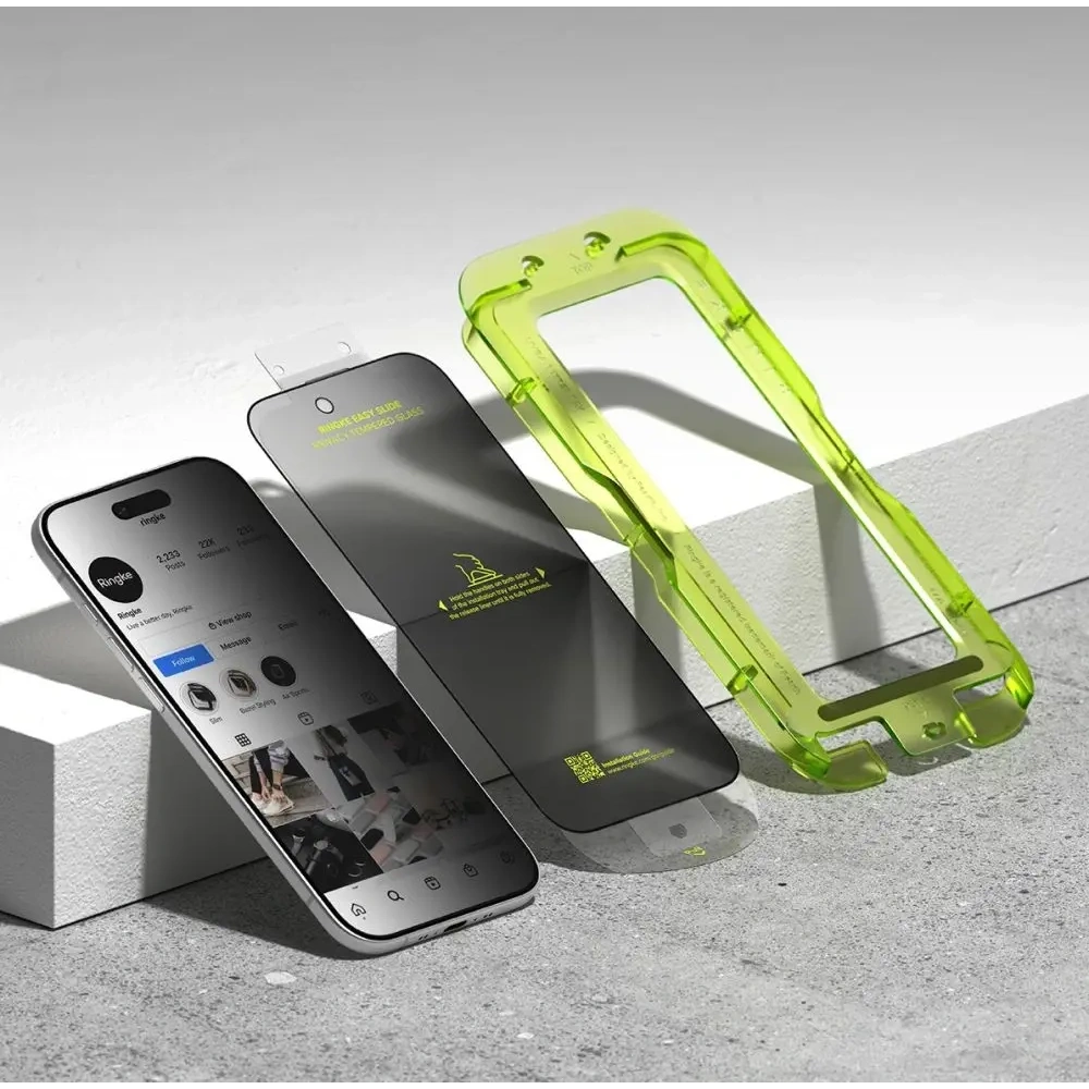 Szkło prywatyzujące Ringke Easy Slide do Apple iPhone 17 Air Privacy [2 PACK]
