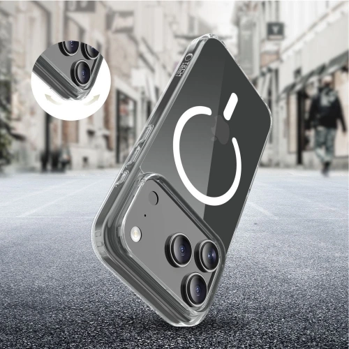 Etui Tech-Protect Flexair Hybrid MagSafe do Google Pixel 10 / 10 Pro Clear