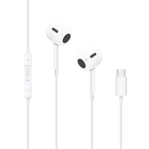 Słuchawki douszne Tech-Protect Ultraboost USB-C Earphone Core G2 White
