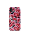 Etui PURO Glam Geo Flowers Apple iPhone XS/X (Red Poppies)