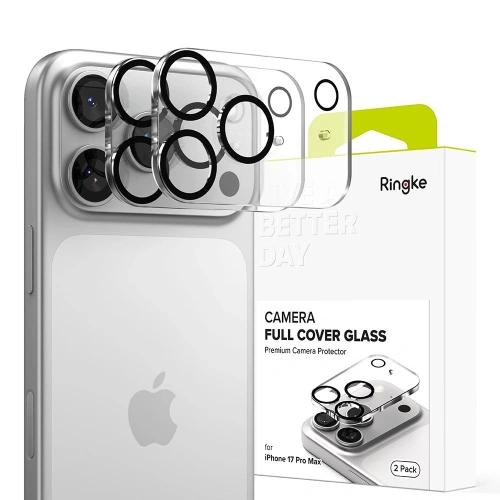 Osłona aparatu Ringke Camera Full Cover do Apple iPhone 17 Pro Max Black [2 PACK]