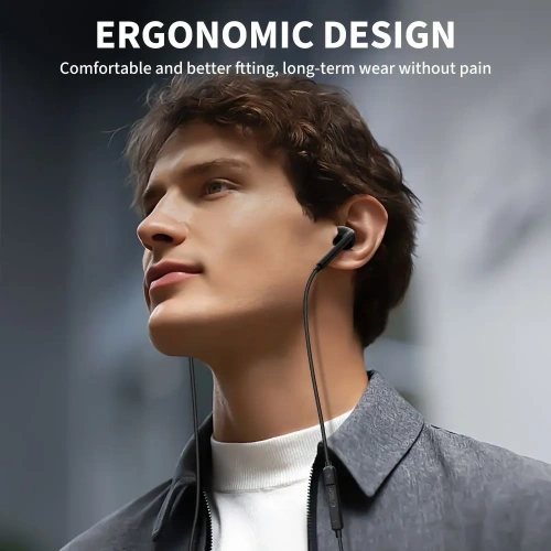 Słuchawki douszne Tech-Protect Ultraboost USB-C Earphone Core G2 Black