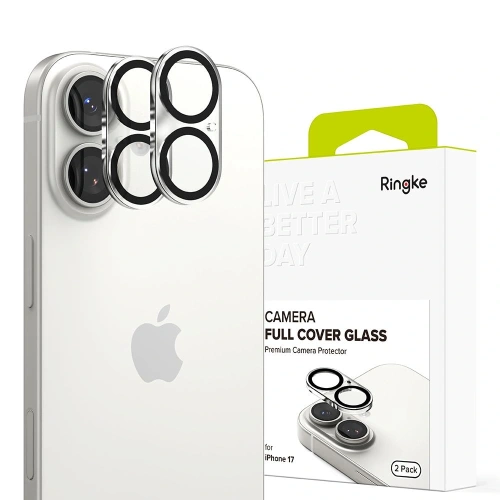 Osłona aparatu Ringke Camera Full Cover do Apple iPhone 17 Black [2 PACK]