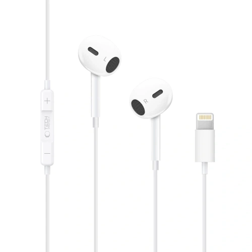 Słuchawki douszne Tech-Protect Ultraboost Lightning Earphone Core G2 White