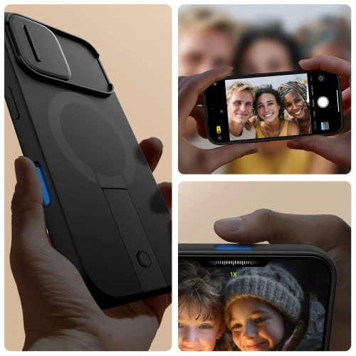 Etui Tech-Protect Kevlar Aura MagSafe do Apple iPhone 17 Black