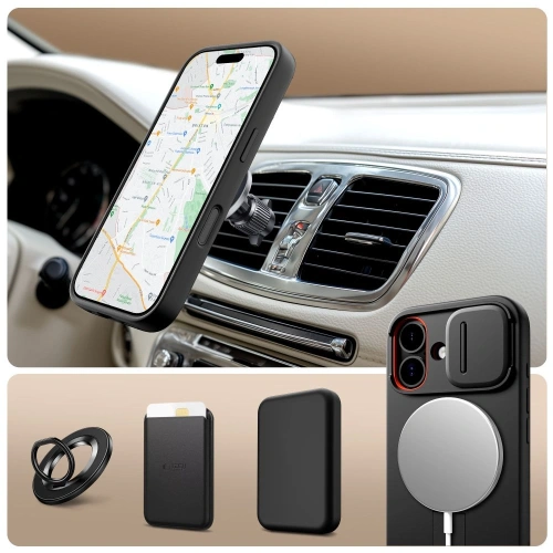 Etui Tech-Protect Kevlar Aura MagSafe do Apple iPhone 17 Black