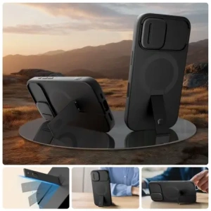 Etui Tech-Protect Kevlar Aura MagSafe do Apple iPhone 17 Black