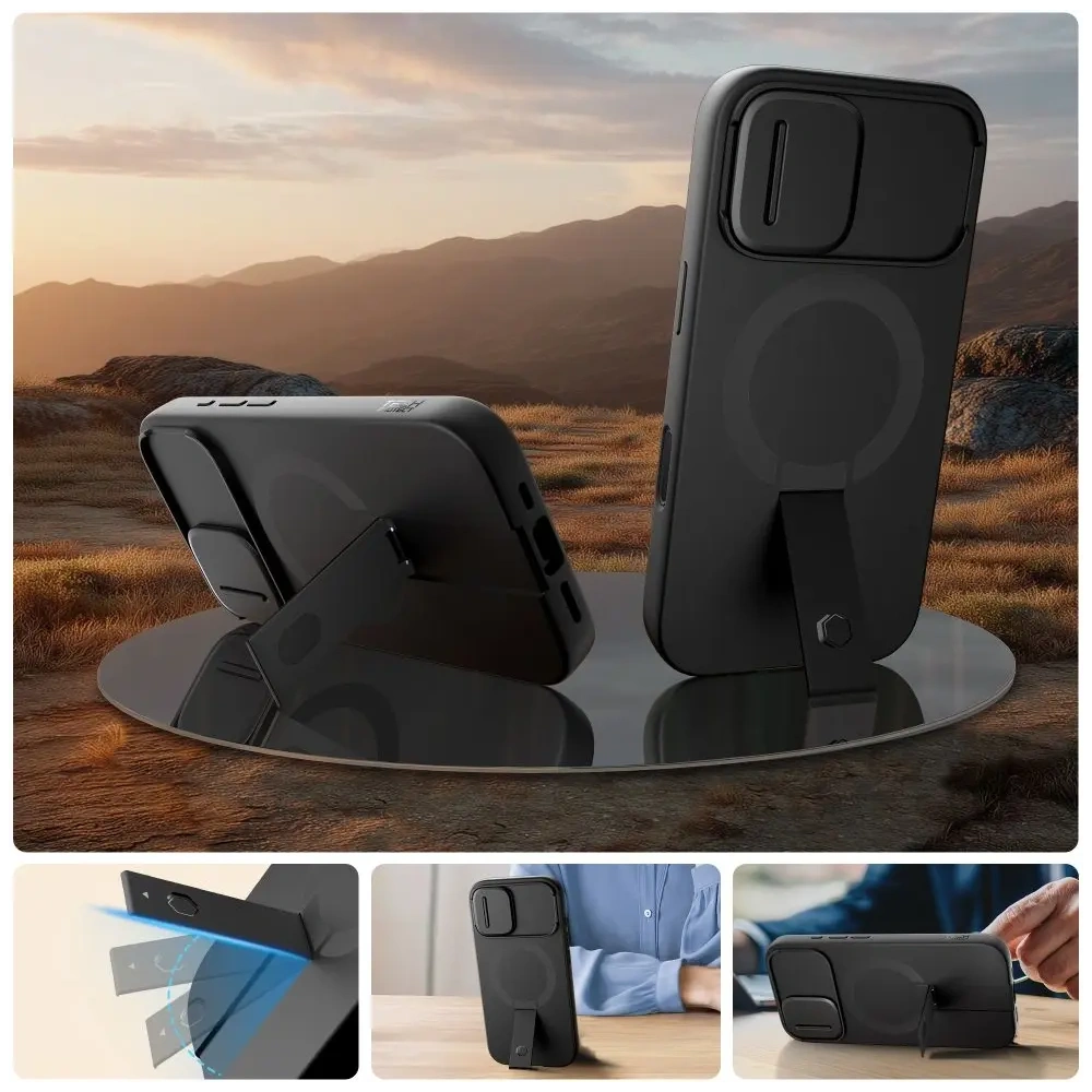 Etui Tech-Protect Kevlar Aura MagSafe do Apple iPhone 17 Black