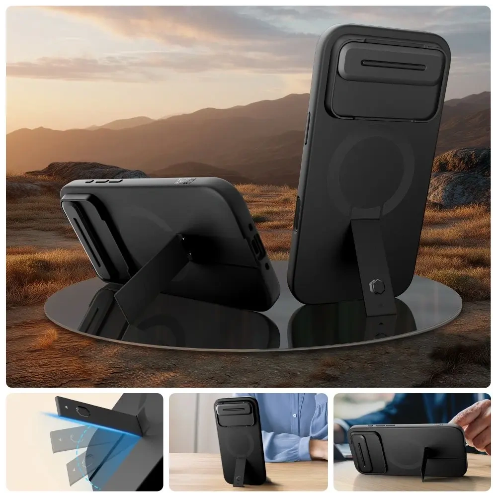 Etui Tech-Protect Kevlar Aura MagSafe do Apple iPhone 17 Air Black
