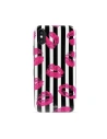Etui PURO Glam Miami Stripes Apple iPhone XS/X (Kiss)