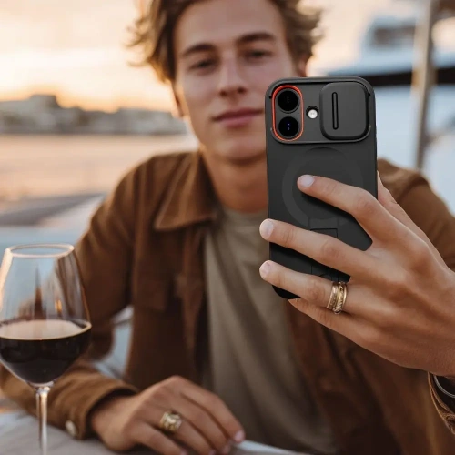 Etui Tech-Protect Kevlar Aura MagSafe do Apple iPhone 17 Black