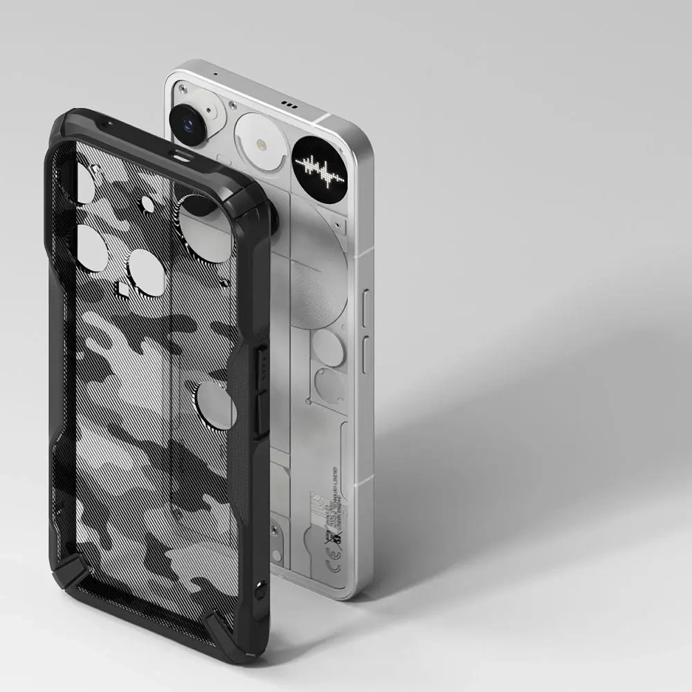 Etui Ringke Fusion-X do Nothing Phone (3) Camo Black