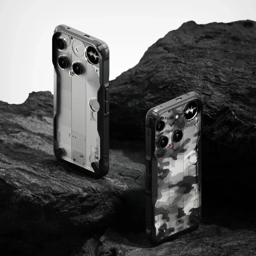 Etui Ringke Fusion-X do Nothing Phone (3) Camo Black