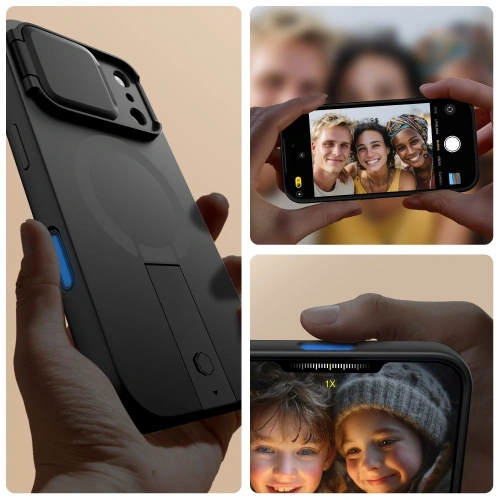 Etui Tech-Protect Kevlar Aura MagSafe do Apple iPhone 17 Pro Max Black