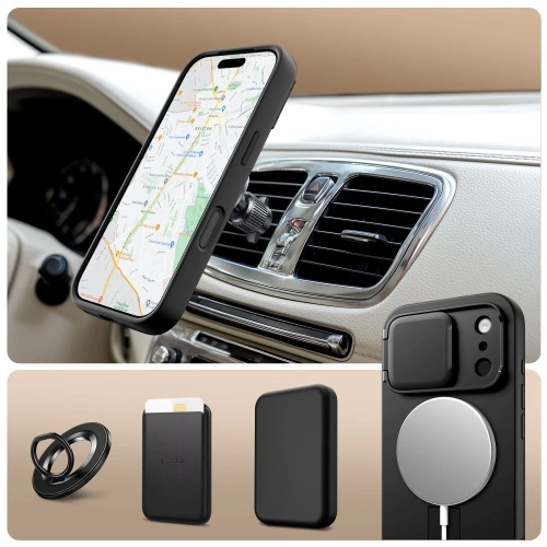 Etui Tech-Protect Kevlar Aura MagSafe do Apple iPhone 17 Pro Max Black