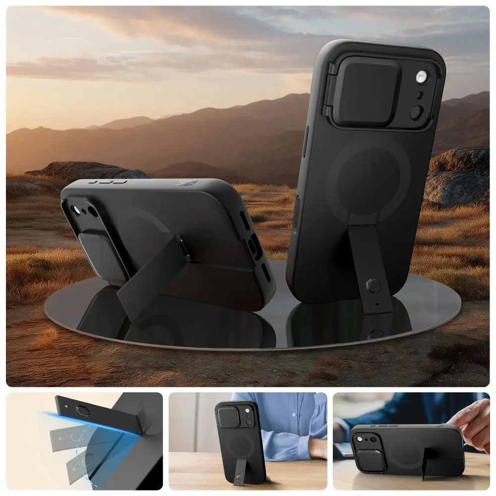 Etui Tech-Protect Kevlar Aura MagSafe do Apple iPhone 17 Pro Max Black