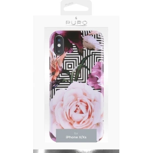 Wholesale PURO Glam Geo Flowers Apple iPhone XS/X (Pink Peonies) - PUR051PNK - {ean13} - Hurt