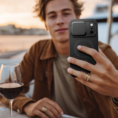 Etui Tech-Protect Kevlar Aura MagSafe do Apple iPhone 17 Pro Max Black