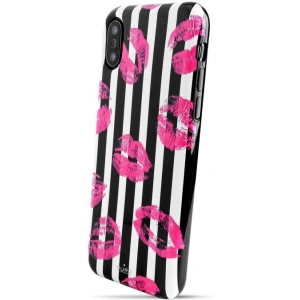 Hurtownia GSM - Etui PURO Glam Miami Stripes Apple iPhone XS/X (Kiss) - PUR052KIS - {ean13} - Hurt