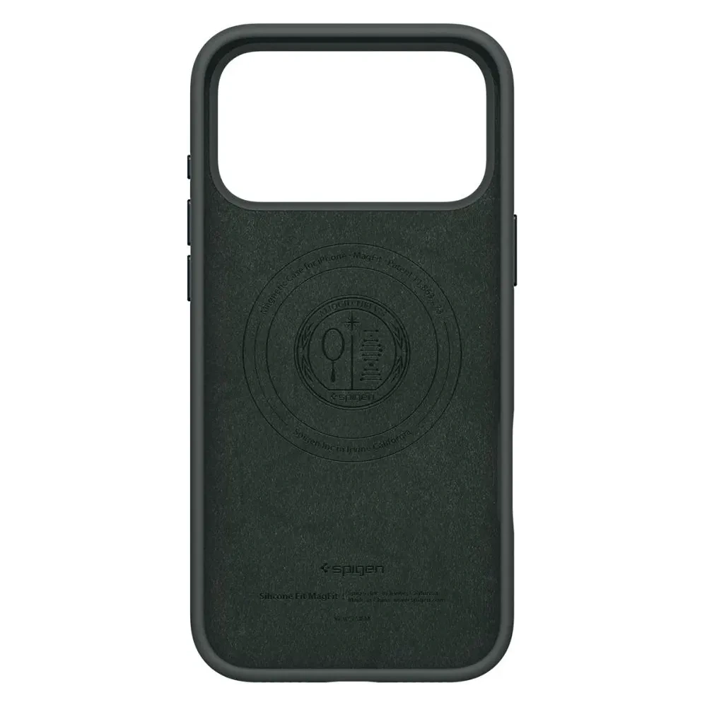Etui Spigen Silicone Fit Mag MagSafe do Apple iPhone 17 Pro Max Abyss Green