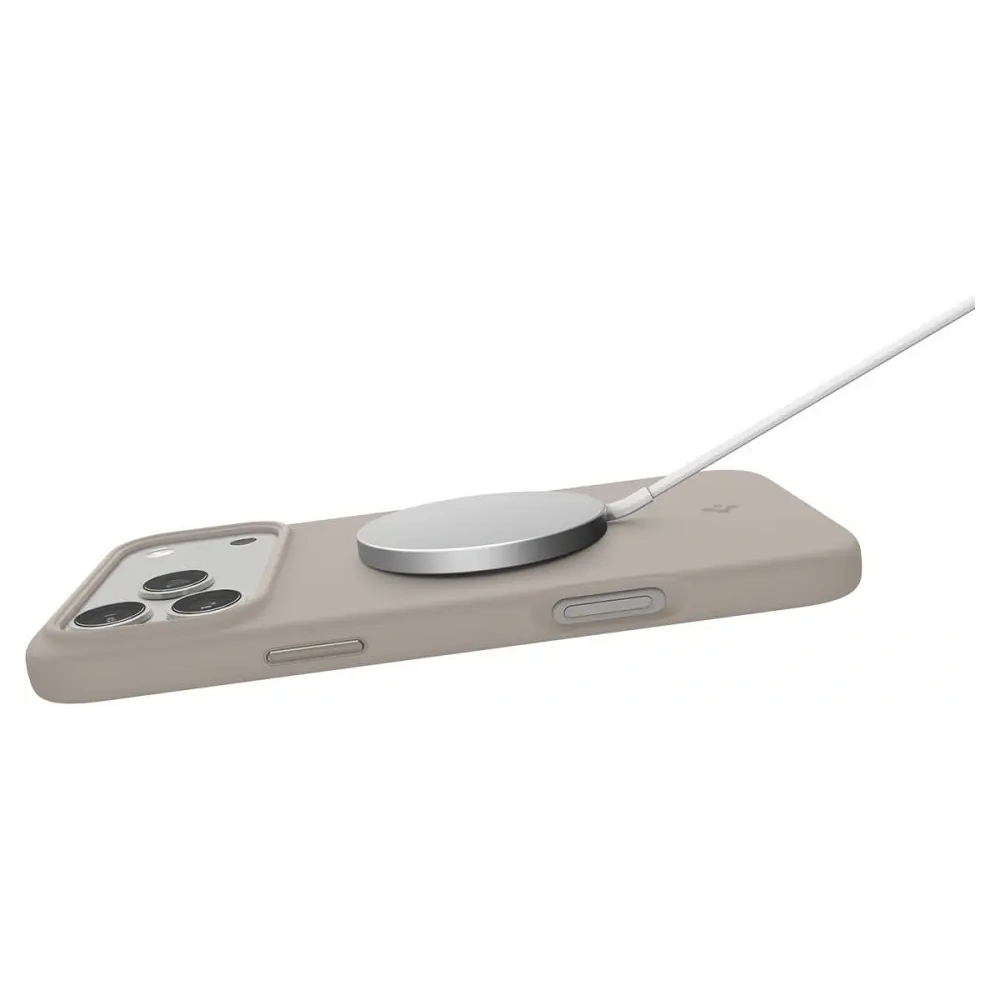 Etui Spigen Silicone Fit Mag MagSafe do Apple iPhone 17 Pro Max Stone