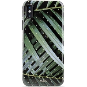 Hurtownia GSM - Apple PURO Glam Tropical Leaves Case iPhone XS/X (Brilliant Leaves) - PUR053BRILEA - {ean13} - Hurt