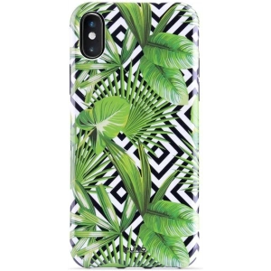 Hurtownia GSM - Etui PURO Glam Tropical Leaves Apple iPhone XS/X (Geometric Jungle) - PUR054GEOJUN - {ean13} - Hurt
